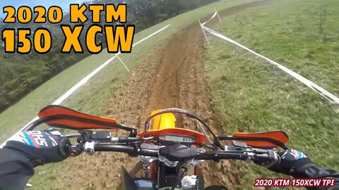 Fat guy test rides the 2020 KTM 150 XC-W at Rivers Edge!