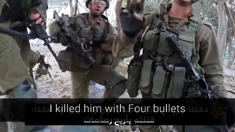 A Jew Soldier Describes How He Intentionally Murdered an Elderly Palestinian Civilian