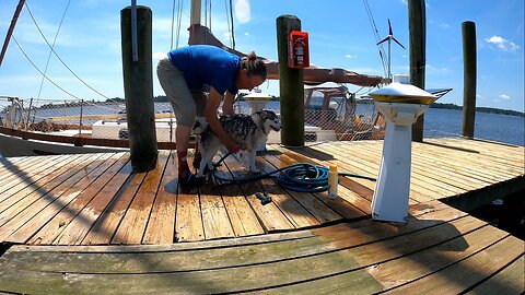 S03E27 - Blackbeard's Cove Marina & Pub, Dinghy Bottom Paint Update