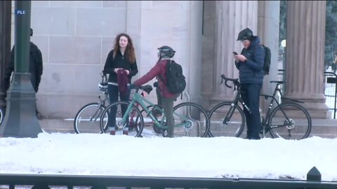 Watch for cyclists -- today is International Winter Bike To Work Day