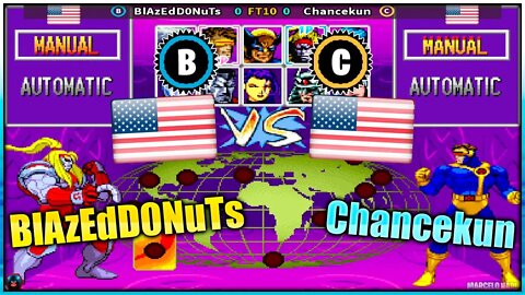 X-Men Children of the Atom (BlAzEdD0NuTs Vs. Chancekun) [U.S.A. Vs. U.S.A.]