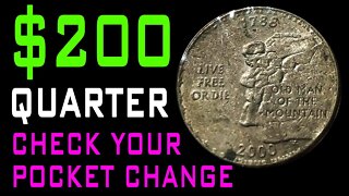 The $200 Quarter! Check Your Pocket Change!