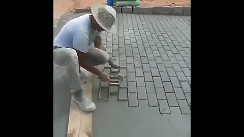 Under the tile - imitation using a mold