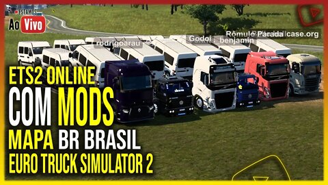 🔴 ETS2 1.44 MULTPLAYER COMBOIO CARGA MILITAR MAPA BR BRASIL PRO EURO TRUCK SIMULATOR 2 1.44