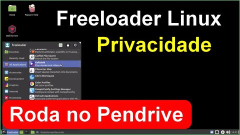 Freeloader Linux distribuição para recuperar seu PC e privacidade.