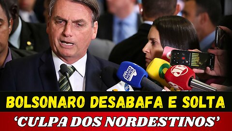 URGENTE - BOLSONARO PERDE A CABEÇA E DESABAFA