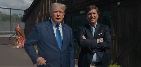 President Donald Trump Tucker Carlson Interview 8/23/23