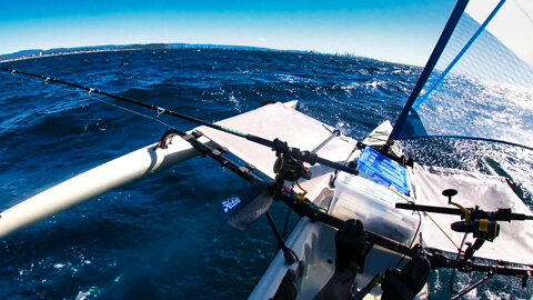 Hobie Tandem Adventure Island // Sailing kayak maiden voyage