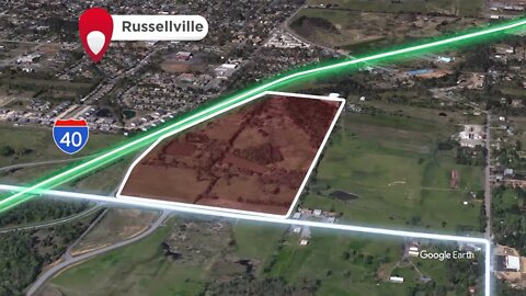 Russellville, Arkansas 70 Acres available.