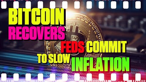 BTC Recovers As Feds Commit To Slow Inflation - 136