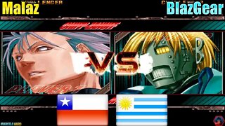 Guilty Gear XX Accent Core (Malaz Vs. BlazGear) [Chile Vs. Uruguay]