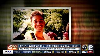 Adnan Syed's lawyer argues for new case in appeals court