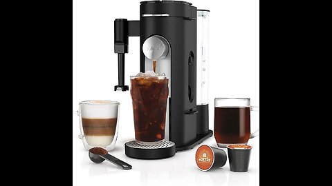 Ninja PB051 Pods & Grounds Specialty Single-Serve Coffee Maker, K-Cup Pod Compatible