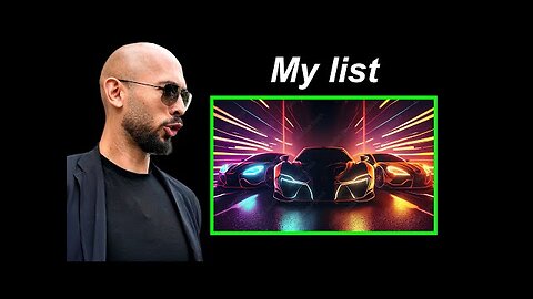 ANDREW TATE - MY TOP 5 SUPERCARS: A Passionate Journey Through Dream Machines 🏁🚗