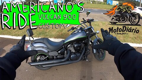 Americano's RIDE: Pilotei a Kawasaki VULCAN 900 CUSTOM