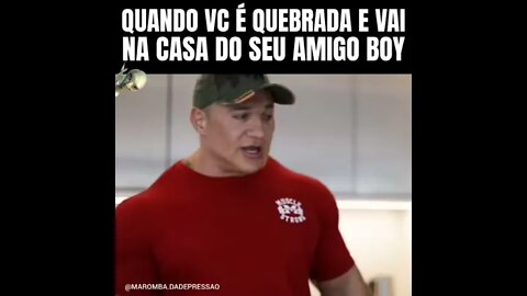 QUANDO VOCÊ É QUEBRADA E VAI NA CASA DO SEU AMIGO BOY #Shorts