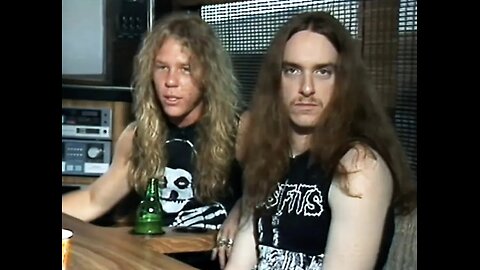 Metallica - Cliff Burton and James Hetfield final uncut interview - 1986