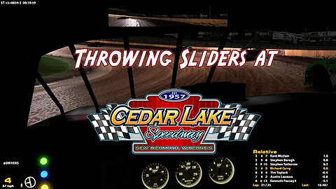 iRacing DIRT - Class C Street Stocks at Cedar Lake - 25 Lap Main - 10th to 4th