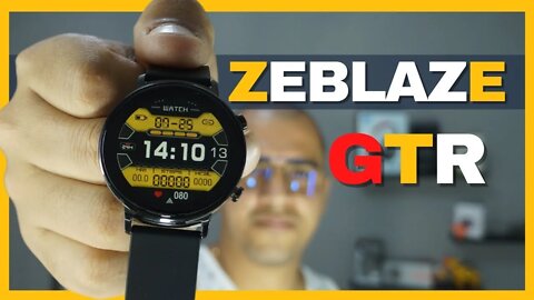 SMARTWATCH ZEBLAZE GTR UM TELA LCD COM CARA DE AMOLED E UM BRILHO MUITO BOM UNBOXING e HANDS ON