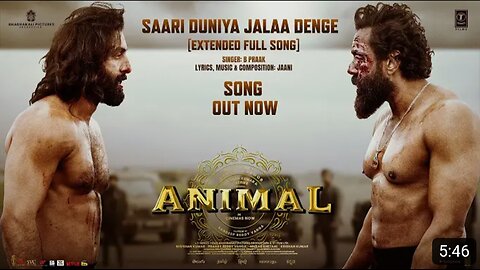 Barsaaye Saari Duniya Jalaa Denge (Extended Full Song) -Animal Movie