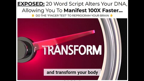 Genie Script - Access the 20 Word Script That Will Transform Your Body and Mind 100X Faster