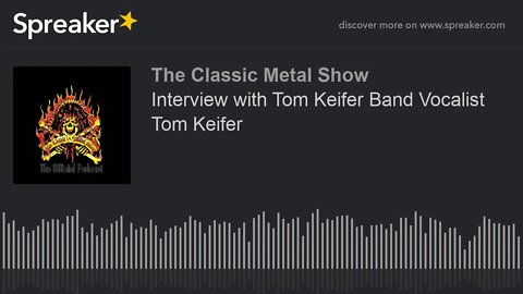 Interview with Tom Keifer Band Vocalist Tom Keifer