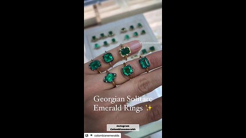 Emerald Rings for Women and men Heirloom Quality Available May baby Taurus Mother's Day gifts