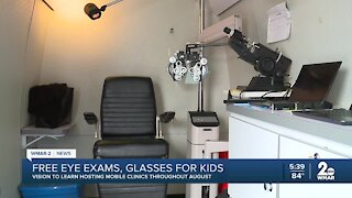 Free back to school eye exams