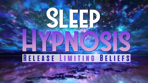 Release 𝗟𝗜𝗠𝗜𝗧𝗜𝗡𝗚 𝗕𝗘𝗟𝗜𝗘𝗙𝗦 While You Sleep | Guided Sleep Hypnosis with Binaural Beats (Black Screen)