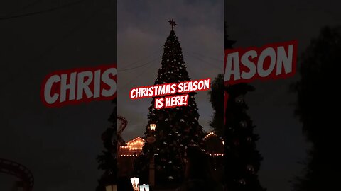 Christmas tree lighting at Knott’s Berry Farm #knottsmerryfarm #knotts #christmas #christmastree