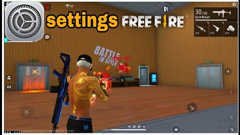 Setting free fire 100% head shot bluestacks