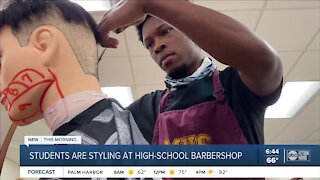 Tiger Claw'd Barbershop at Tampa's Middleton High School keeps students styling and trained for jobs