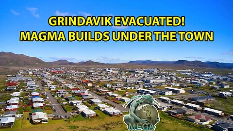 Grindavik Iceland Evacuated at Night as Magma Builds Under the Town! Eruption Danger Level Rises in Iceland