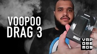 VOOPOO DRAG 3 - SIMPLES, ELEGANTE E ÚTIL! | REVIEW - PT-BR