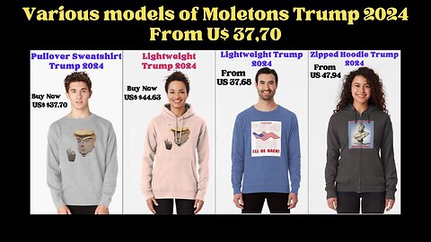 T- shirt TRUMP 2024 - Sweatshirts & Hoodies TRUMP 2024