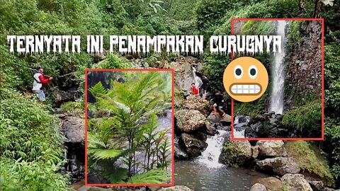 Melihat Air terjun kalau kata orang sunda mah CURUG Ternyata ini penampakannya