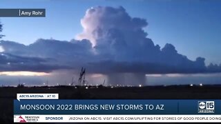 Monsoon storms slam parts of the Valley Monday