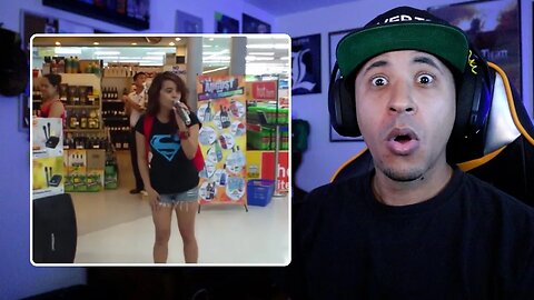 A Random Girl Steps Up To A Karaoke Machine and Floors Everyone | ZENDEE (Reaction)