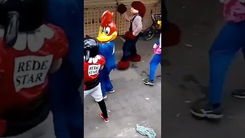 DANÇARINOS SUPER NINJAS DA CARRETA DA ALEGRIA FURACÃO, DANÇANDO FOFÃO, O MÁSKARA, BEN10 E PATATI