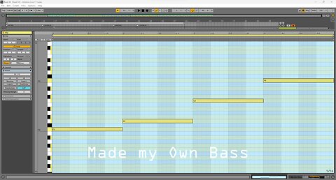 I Made My Own Bass Sound