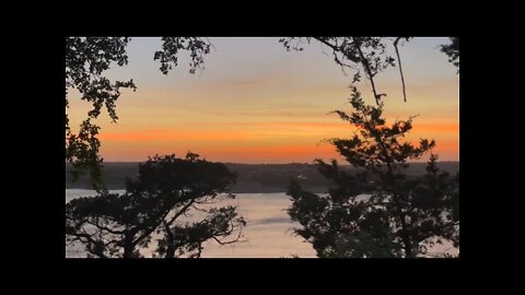 (Timelapse) Lake Travis Sunset - Beautiful, Relaxing and Peaceful Timelapse Sunset with Music