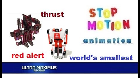 🎬 Thrust & Red Alert Worlds Smallest Transformers Stop Motion Animation