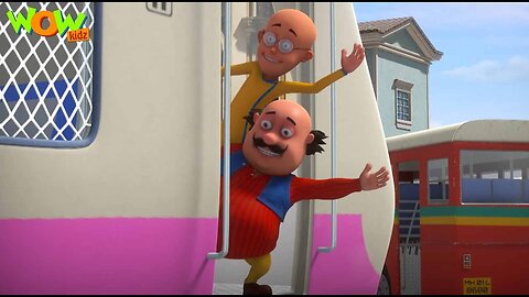 Train On Road | Motu Patlu New | S13 | Cartoons For Kids