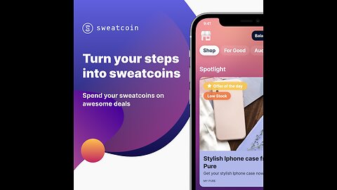 Earn free sweatcoin