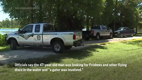 Man found dead in gator-filled lake near disc golf course