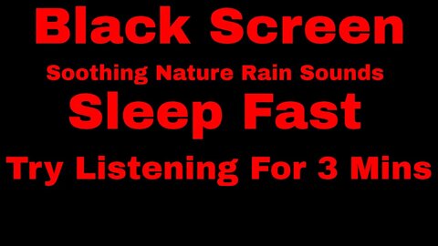 Sleep Instantly Within Minutes Nature Sounds & Black Screen #shorts