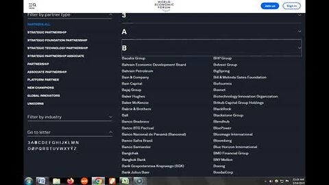 WEF Great Reset Corporate Partners and US Politicians Tied to the WEF List