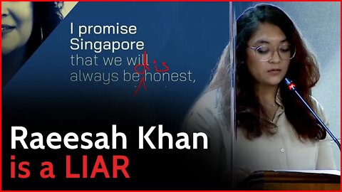 Raeesah Khan is a LIAR