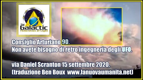 Consiglio Arturiano 9D. Non avete bisogno di retro ingegneria degli UFO.