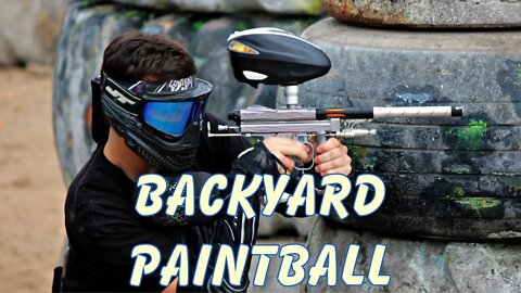 Backyard Paintball Fun